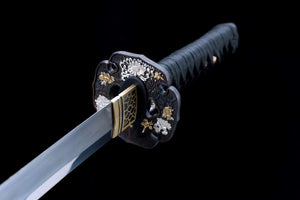 Damascus steel sword set,handmade samurai sword set,full tang sword steel katana sword,samurai sword loveyitadj
