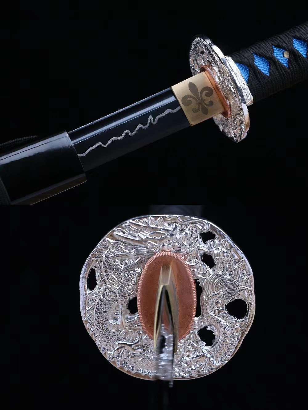handmade 1095 steel sword set,japanese samurai sword set,full tang sword katana set loveyitadj