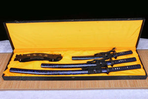 Japanese handmade samurai sword,1095 steel sword set,blue sword steel katana sword,samurai sword, loveyitadj