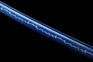 Japanese handmade samurai sword,1095 steel sword set,blue sword steel katana sword,samurai sword, loveyitadj