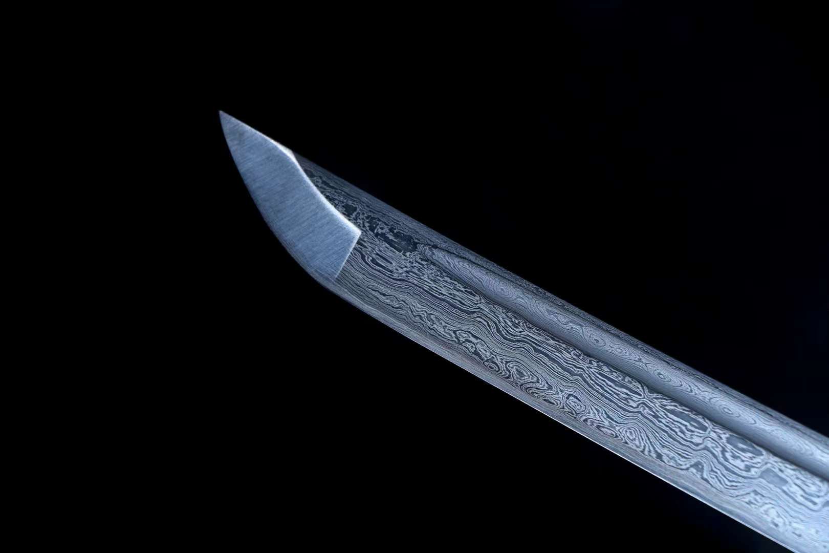 handmade samurai sword set,japanese katana,damascus folding steel sword set,full tang sword set loveyitadj
