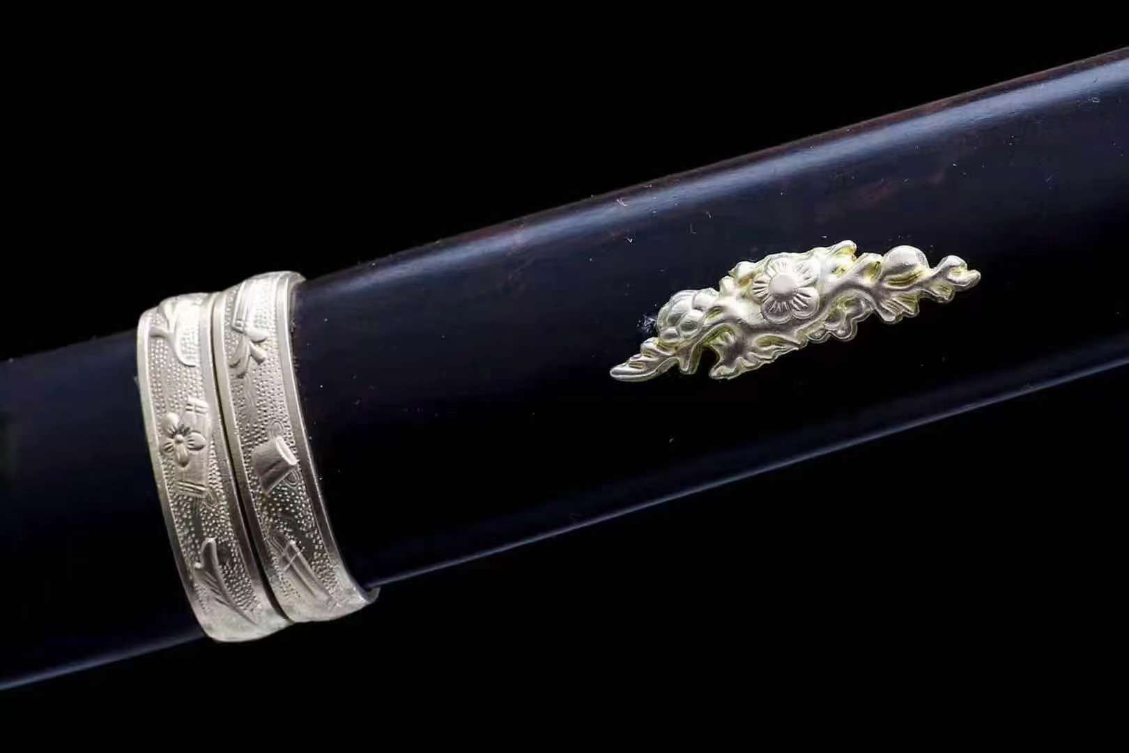 Handmade Japanese Samurai sword,T10 Steel Clay Burning Blade Short Tanto Katana Small Kinfe loveyitadj