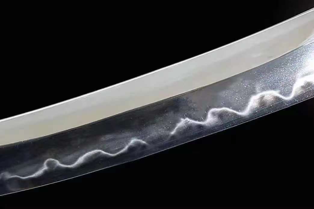 Handmade Japanese Samurai sword,T10 Steel Clay Burning Blade Short Tanto Katana Small Kinfe loveyitadj