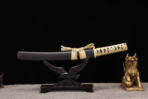 Small Sword,Katana Samurai sword,T10 Steel Tanto Sword Handmade Japanese Sword Short Kinfe loveyitadj