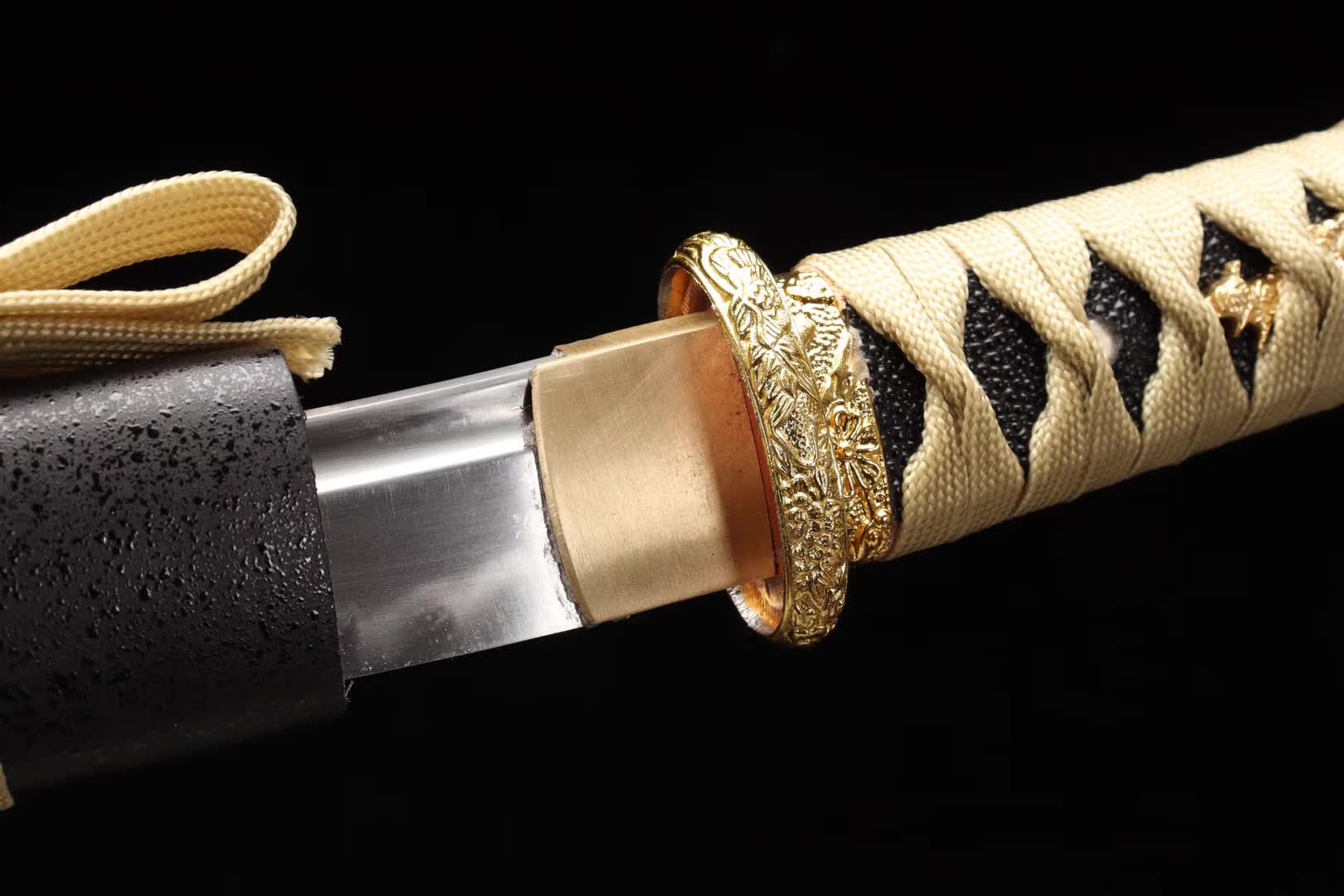 Small Sword,Katana Samurai sword,T10 Steel Tanto Sword Handmade Japanese Sword Short Kinfe loveyitadj