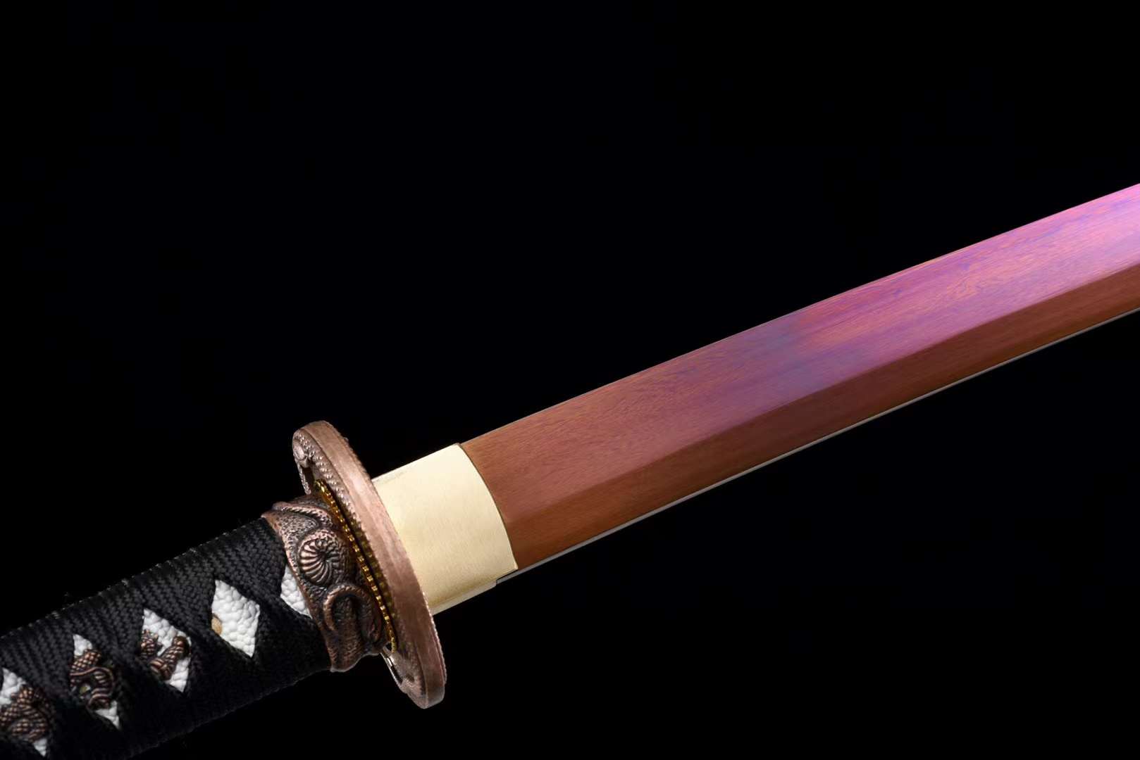 1060 Steel Handmade Sword Katana Real,Full Tang Japanese Samurai Sword loveyitadj