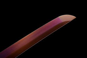 1060 Steel Handmade Sword Katana Real,Full Tang Japanese Samurai Sword loveyitadj