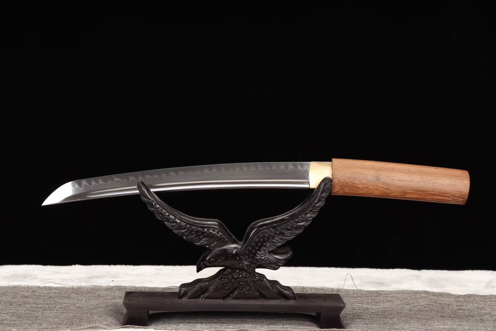 Handmade Japanese Katana,Short sword,T10 Steel Small Kinfe Samurai sword tanto loveyitadj