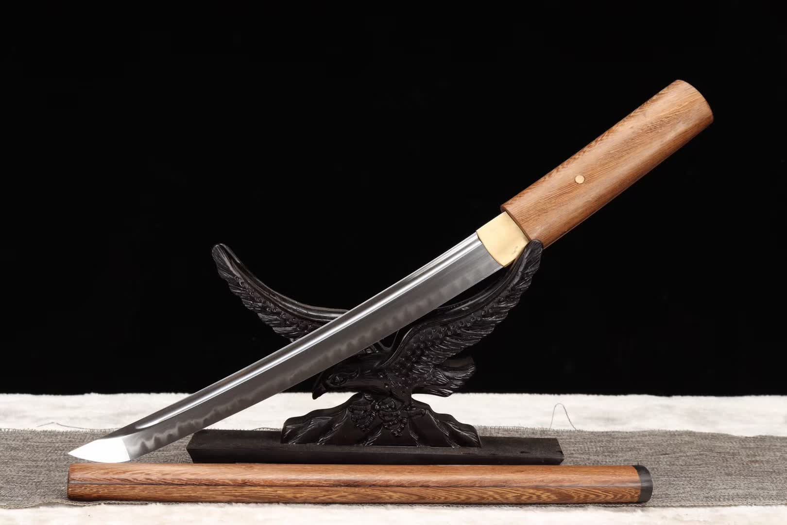 Handmade Japanese Katana,Short sword,T10 Steel Small Kinfe Samurai sword tanto loveyitadj