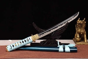 1065 Steel Short Kinfe,Japanese Katana sword,Small Samurai Sword Real Full Tang loveyitadj