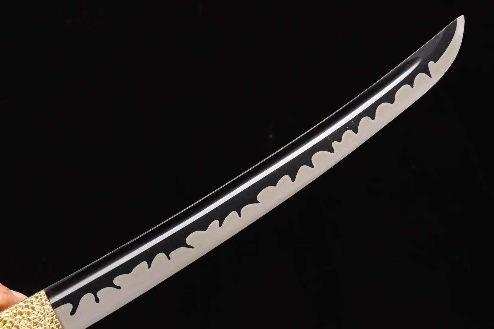 1065 Steel Short Kinfe,Japanese Katana sword,Small Samurai Sword Real Full Tang loveyitadj