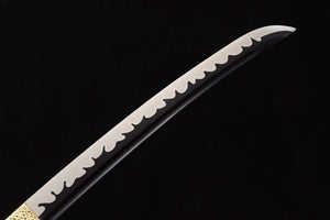 1065 Steel Short Kinfe,Japanese Katana sword,Small Samurai Sword Real Full Tang loveyitadj