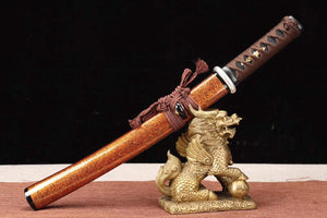 T8 Steel Short Kinfe,Handmade Japanese Small Sword,Katana Samurai sword Tanto Sword loveyitadj