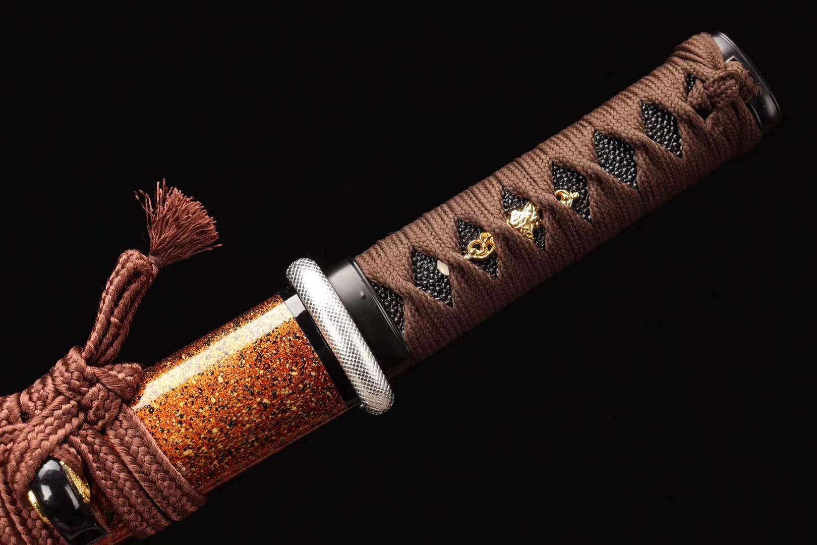 T8 Steel Short Kinfe,Handmade Japanese Small Sword,Katana Samurai sword Tanto Sword loveyitadj