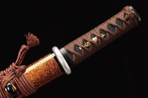 T8 Steel Short Kinfe,Handmade Japanese Small Sword,Katana Samurai sword Tanto Sword loveyitadj