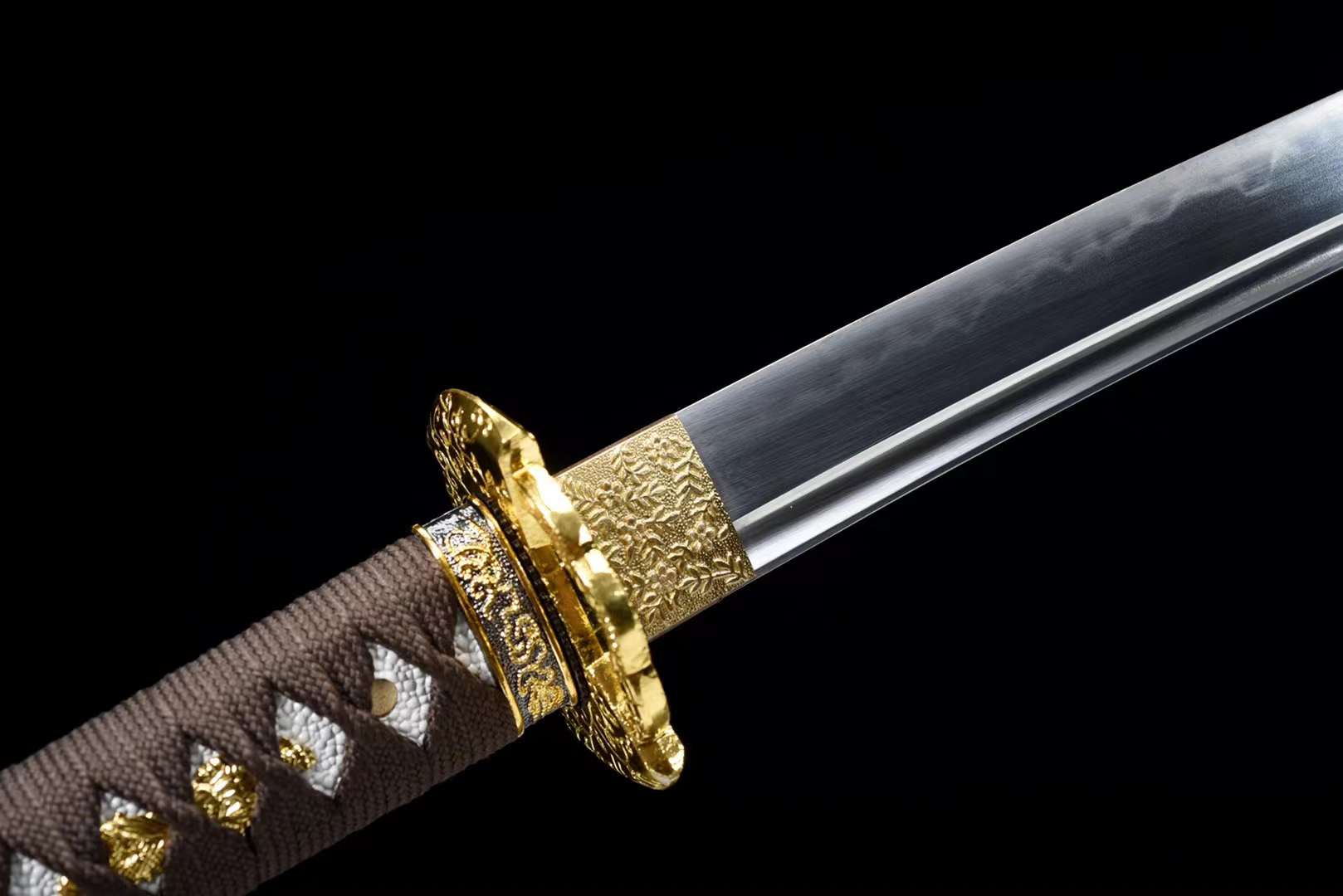 Samurai Sword Full Tang,T10 Steel Handmade Japanese Wakizashi Sword,Katana Real loveyitadj