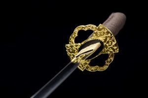 Samurai Sword Full Tang,T10 Steel Handmade Japanese Wakizashi Sword,Katana Real loveyitadj