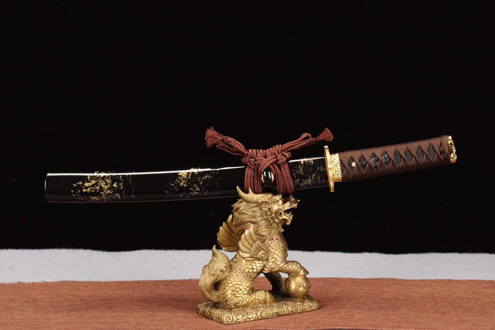1065 Steel Short Kinfe,Tanto Sword,Handmade Japanese Small Sword,Katana Samurai sword loveyitadj