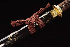 1065 Steel Short Kinfe,Tanto Sword,Handmade Japanese Small Sword,Katana Samurai sword loveyitadj