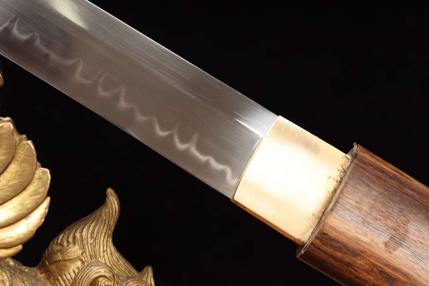 Handmade Japanese Sword,Small Sword,Katana Samurai sword,T10 Steel Tanto Sword loveyitadj