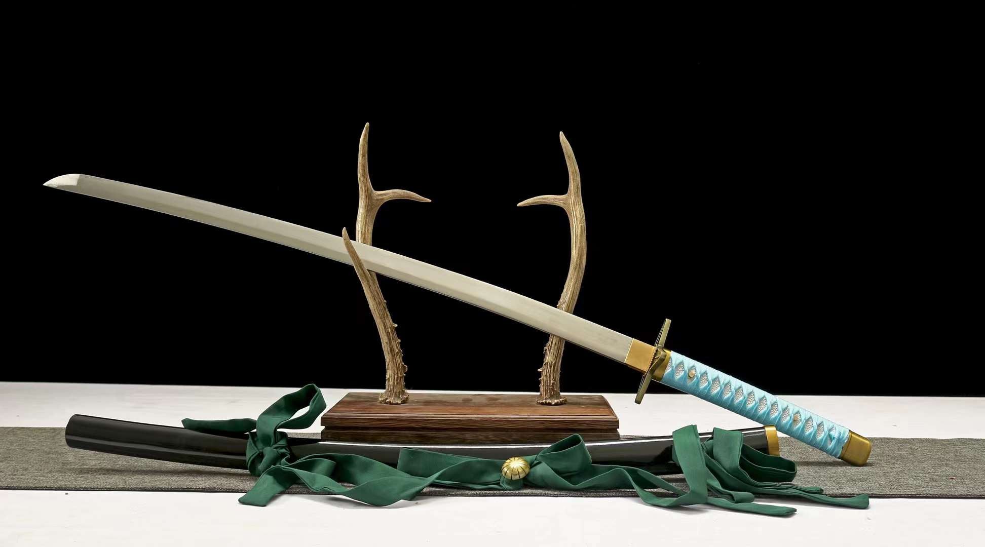 Bleach Sword,Comic sword,1045 steel katana,Hitsugaya Sword,Hyourinmaru Samurai sword,Souten ni zase hansi sword