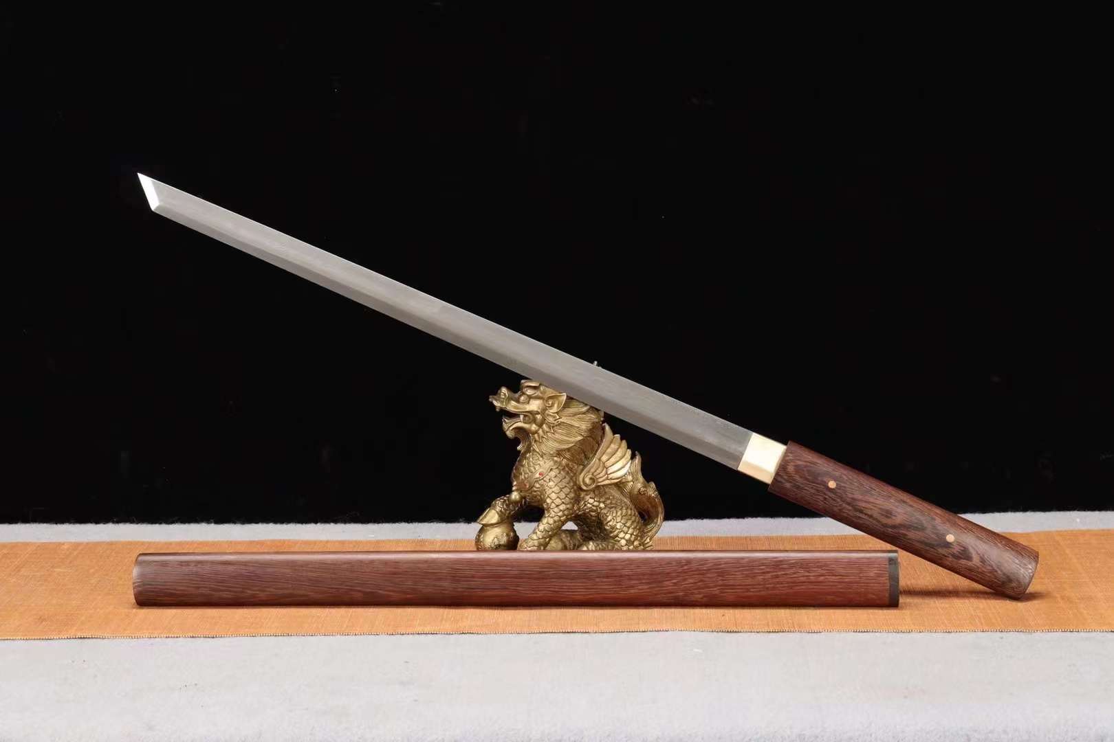 Handmade Damascus folding steel Sword,Full Tang Japanese Katana,Wakizashi Samurai Sword loveyitadj