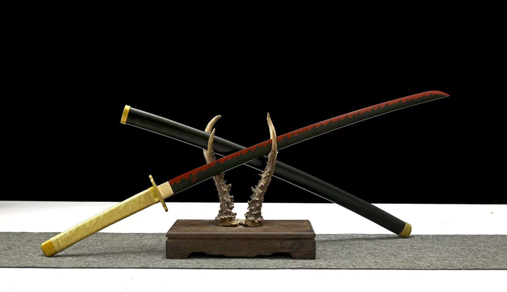 domon slayer sword,real katana,Tsugikuni Yoriichi sword,aninme katana,Samurai katana sword loveyitadj