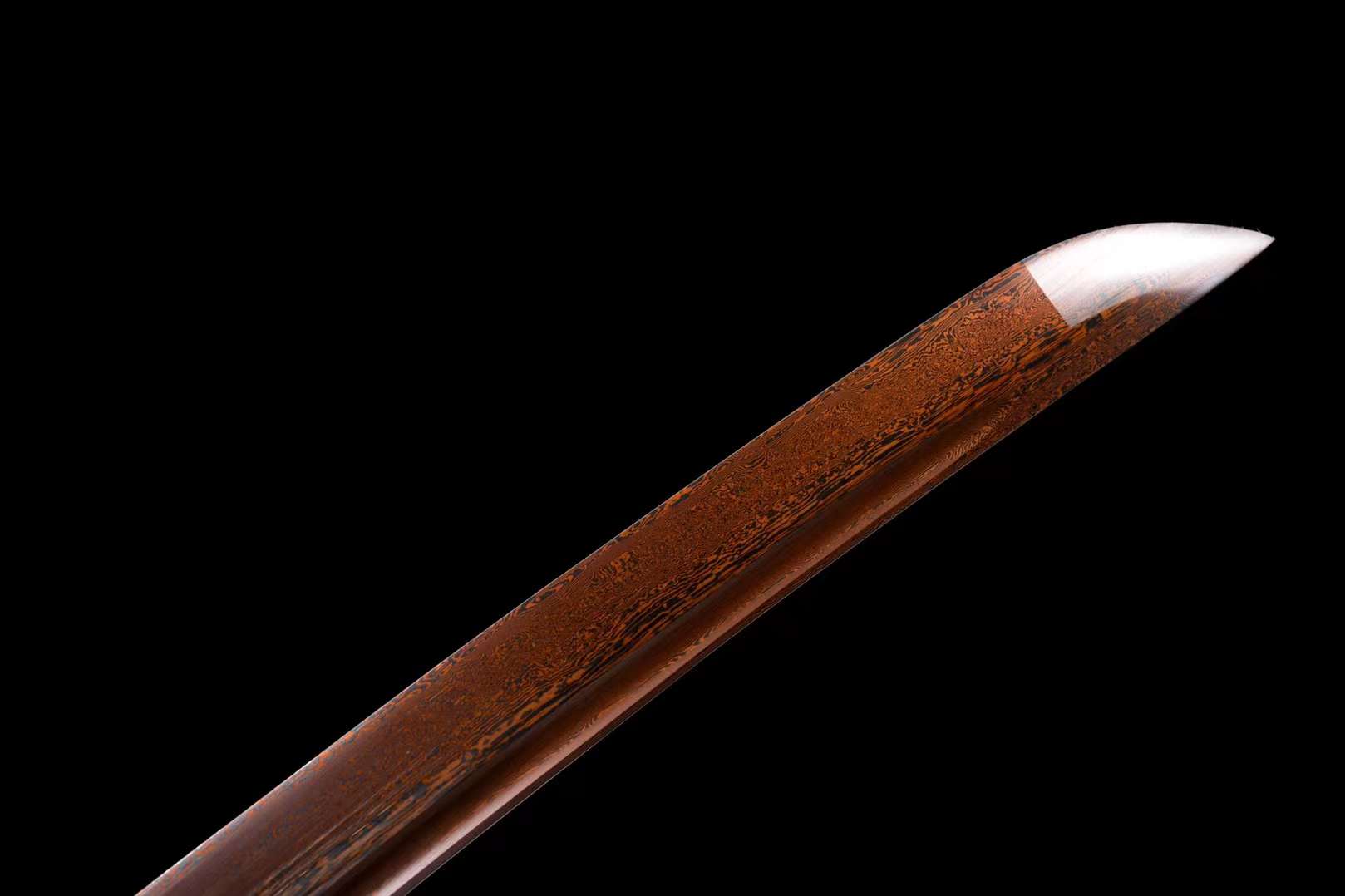 Damascus folding steel Sword Red,Japanese Samurai Sword,Wakizashi Handmade Katana loveyitadj