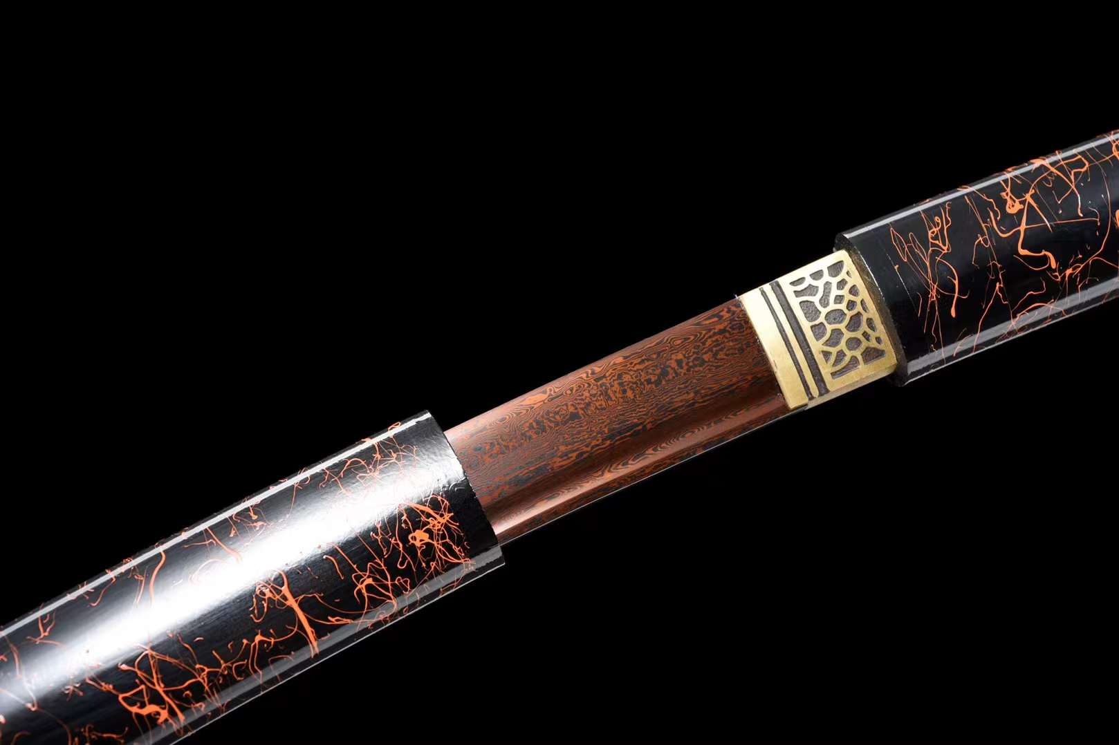 Damascus folding steel Sword Red,Japanese Samurai Sword,Wakizashi Handmade Katana loveyitadj