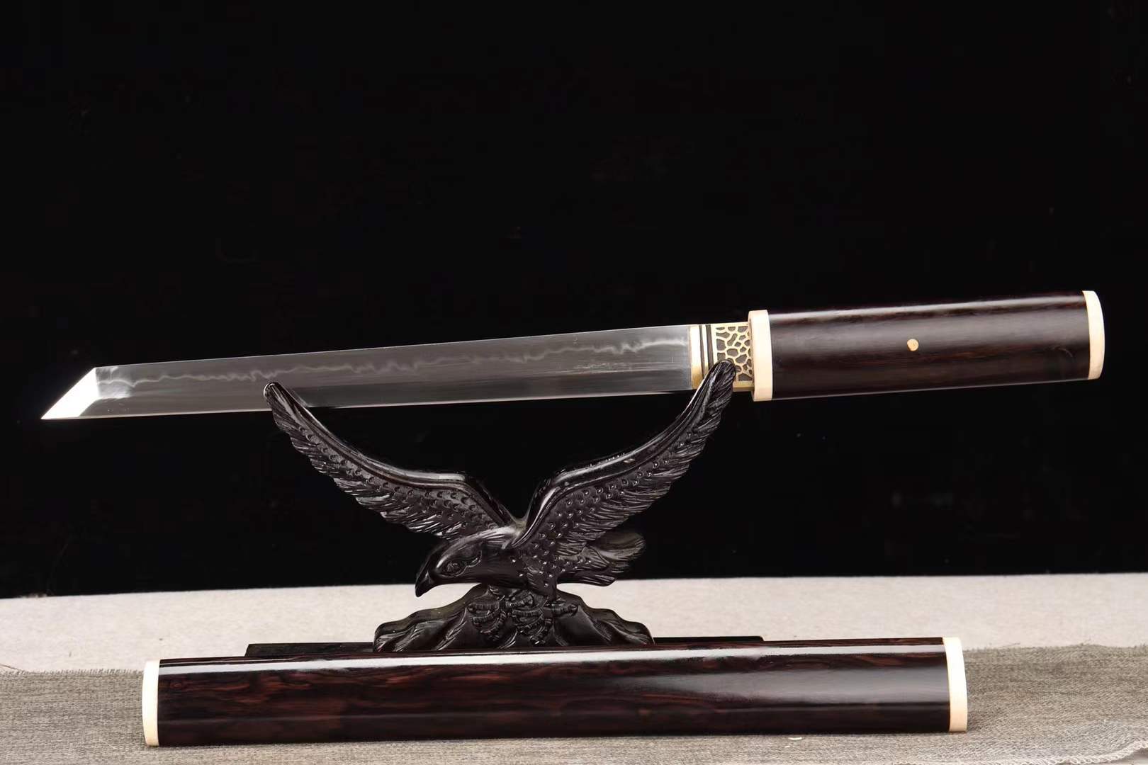 Short Kinfe Tanto T10 Steel Handmade Japanese Small Sword,Katana Samurai sword loveyitadj