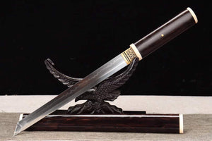 Short Kinfe Tanto T10 Steel Handmade Japanese Small Sword,Katana Samurai sword loveyitadj