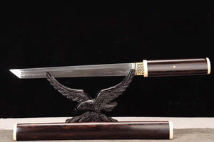 Short Kinfe Tanto T10 Steel Handmade Japanese Small Sword,Katana Samurai sword loveyitadj