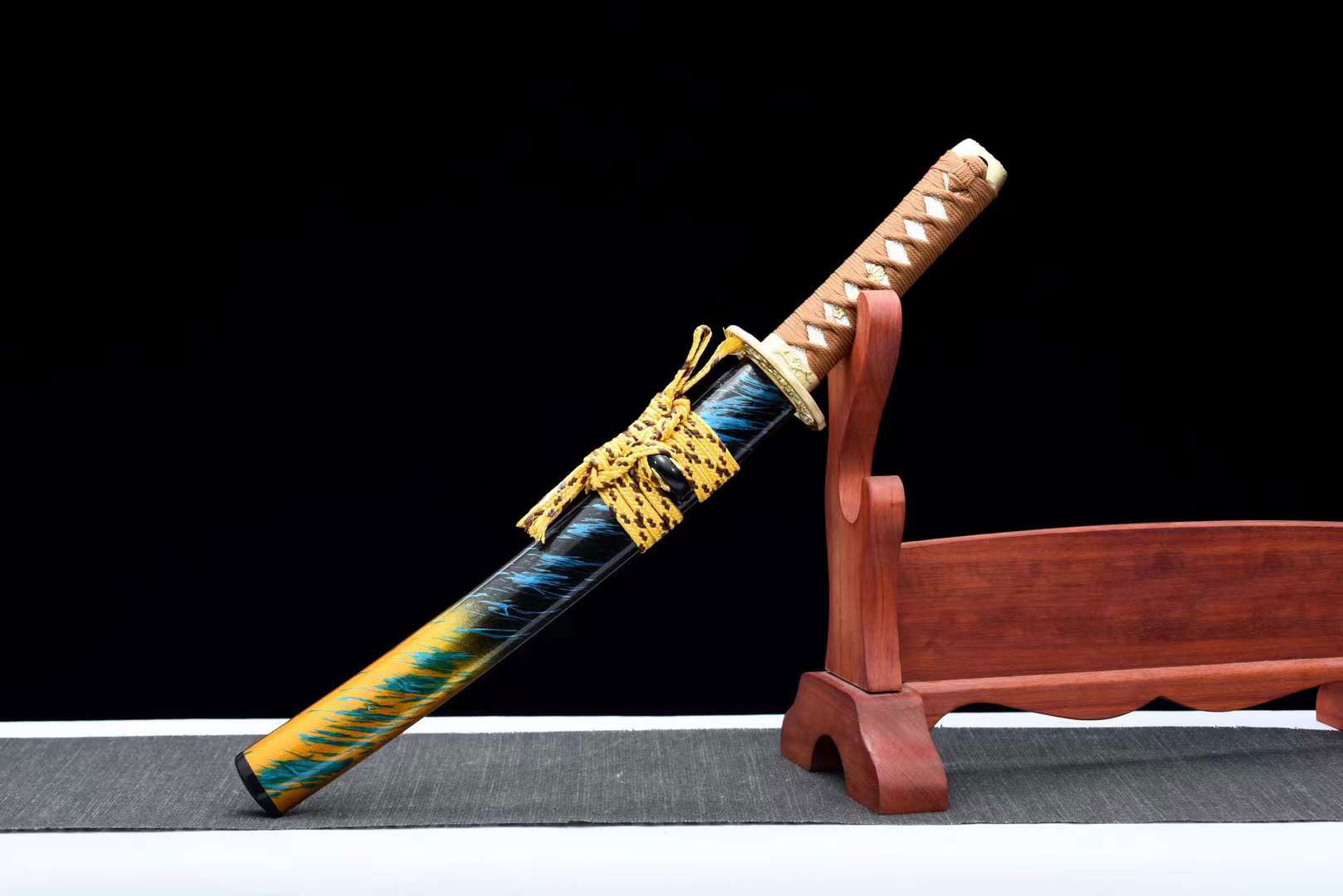 T10 Steel Handmade Japanese Samurai sword,Short Tanto Katana Small Kinfe Real loveyitadj