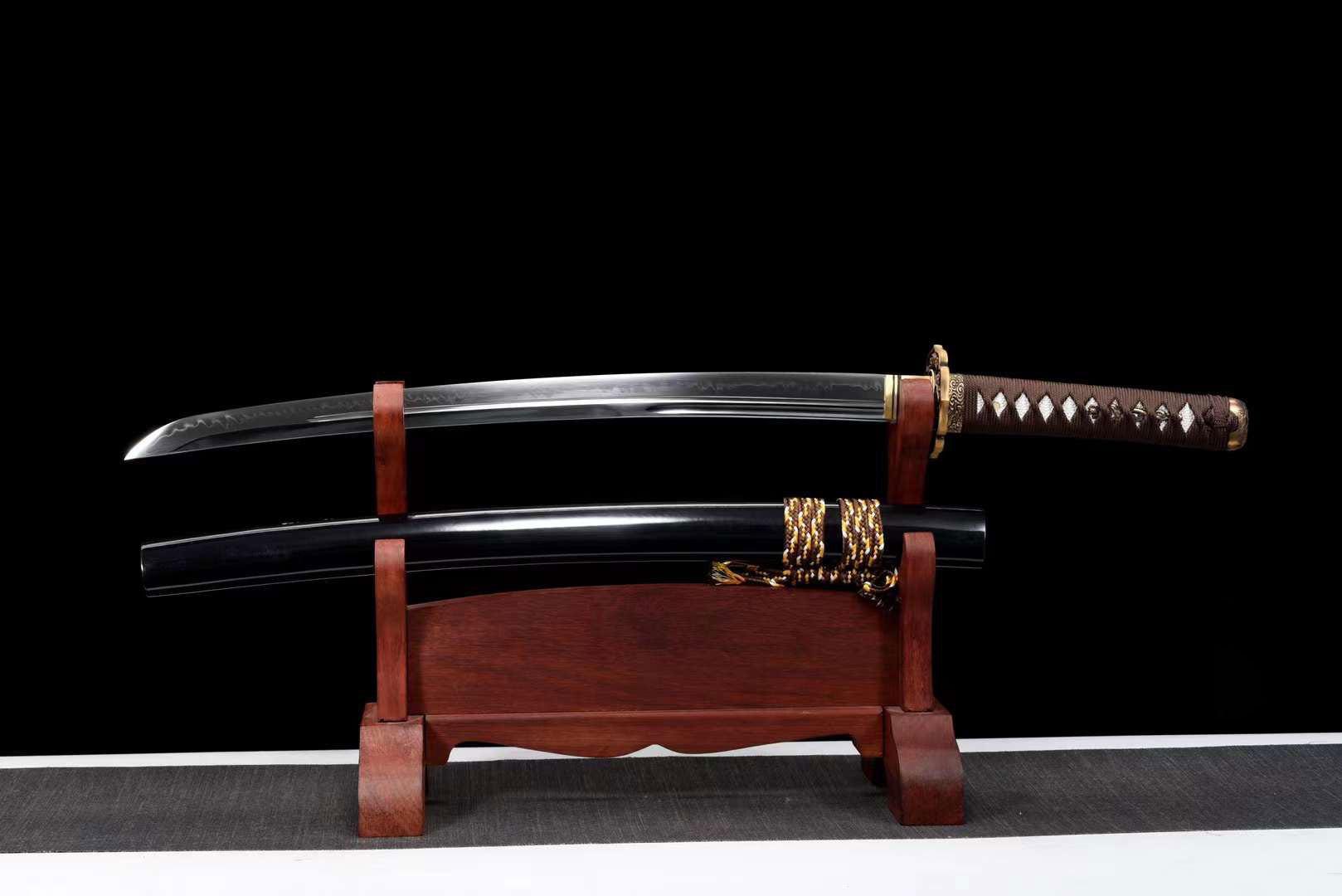Wakizashi Samurai Sword,Handmade Japanese Sword,Full Tang Katana,Dragon Sword loveyitadj