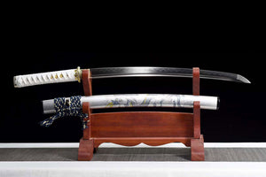 T10 Steel Handmade Katana Sword,Japanese Samurai Sword,Dragon Sword loveyitadj
