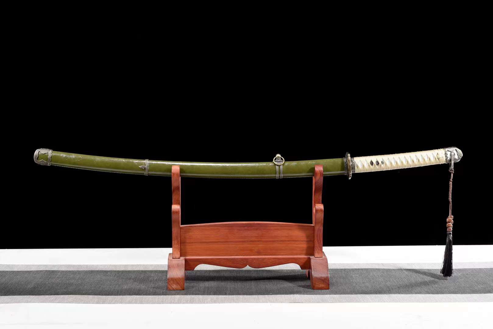 Samurai Sword Full Tang Officer Sword Handmade Katana T10 Steel Japanese Sword hansi sword