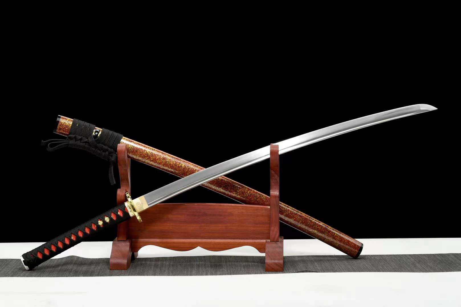 Dragon Sword,1090 Steel Samurai sword,japanses sword set,handmade full tang katana set loveyitadj