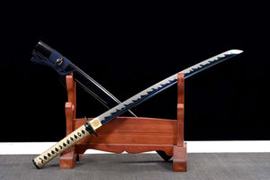 1065 Steel Japanese Samurai Sword,Handmade Sword Katana Real Full Tang Knife loveyitadj