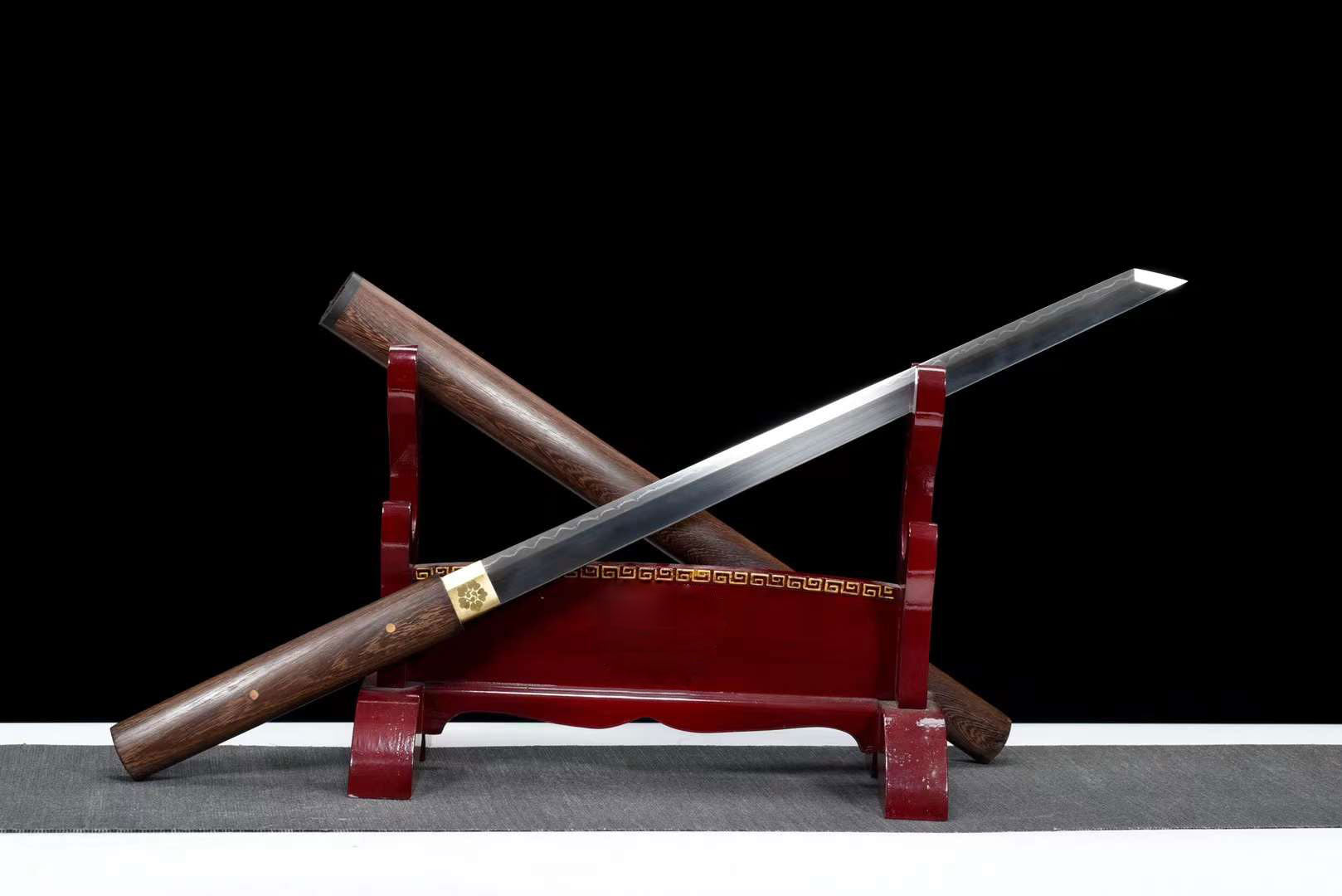 Handmade Ninja Sword,T10 Steel Katana Real,Full Tang Japanese Samurai Sword loveyitadj