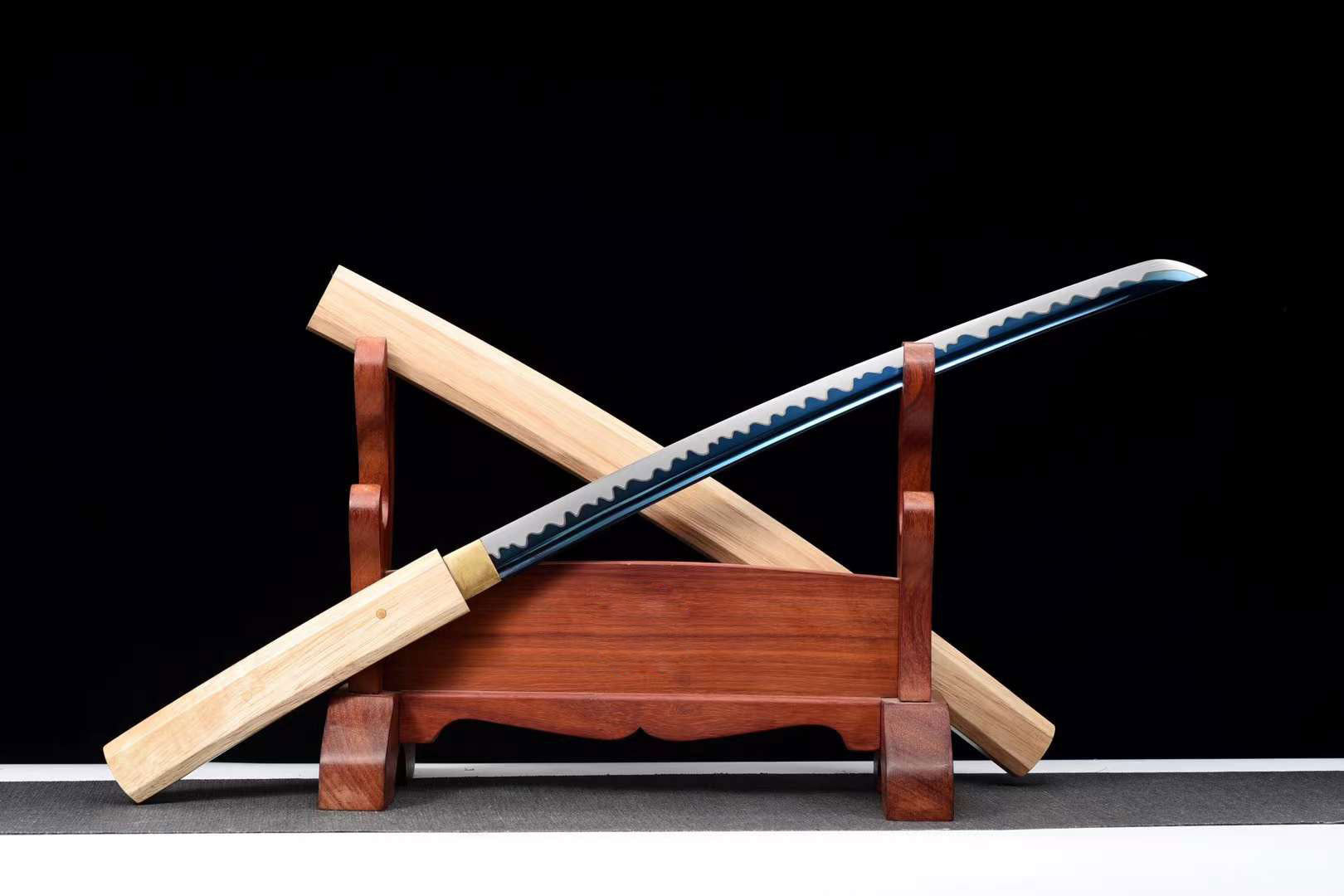 Japanese Iaido Samurai Sword,1090 Steel Handmade Ninja Sword,sirasaya Katana Real loveyitadj