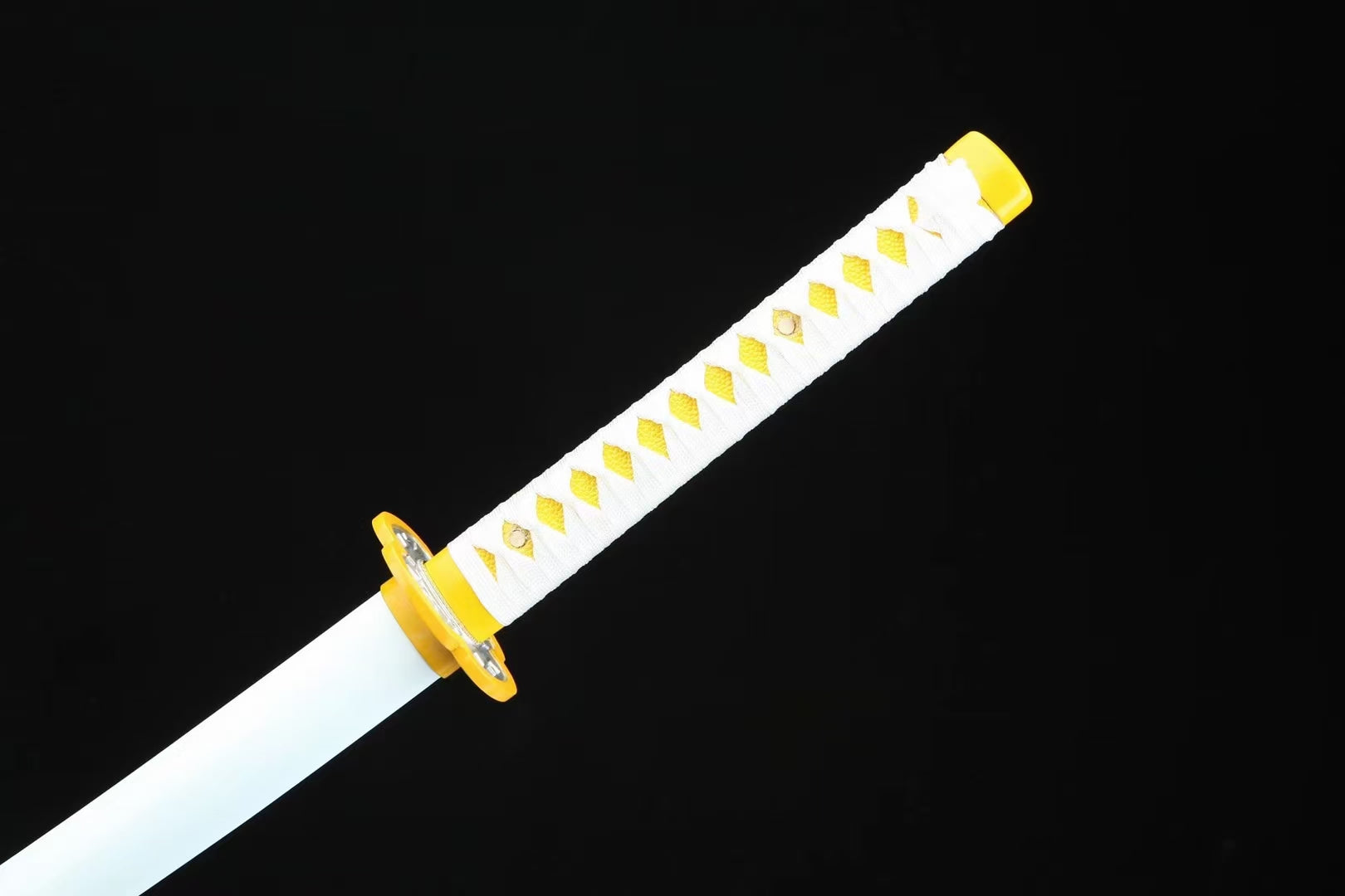 Manga Katana Agatsuma Zenitsu sword 1045 Carbon Steel Sword Demon Slayer Sword Comic Katana hansi sword