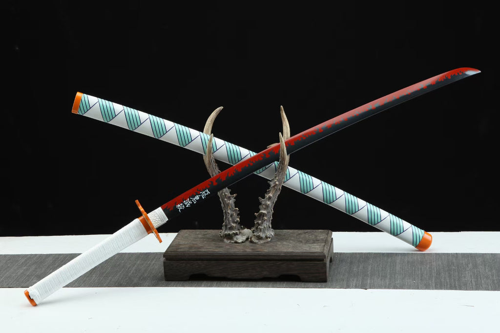 1045 steel samurai sword,demon slayer sword,comic katana Rengoku swords hansi sword