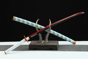 1045 steel samurai sword,demon slayer sword,comic katana Rengoku swords hansi sword