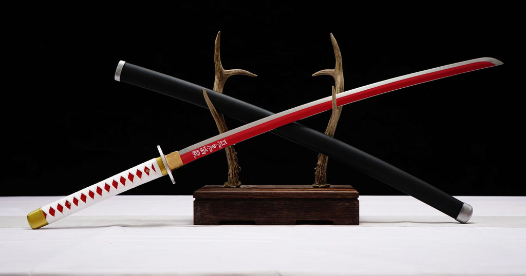 Tsuyuri Kanao swords demon slayer sword 1045 Steel katana Samurai Sword comic sword hansi sword