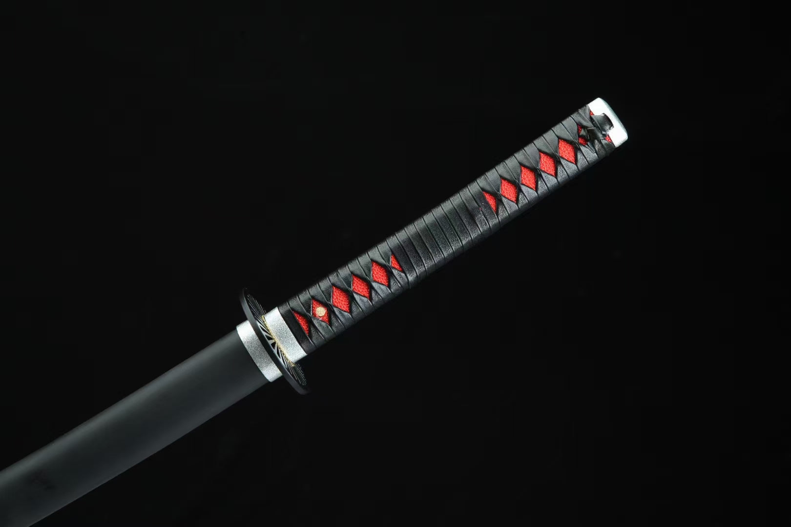 Handmade comic katana, Japanese katana, black katana demon slayer sword Tanjiro katana swords hansi sword