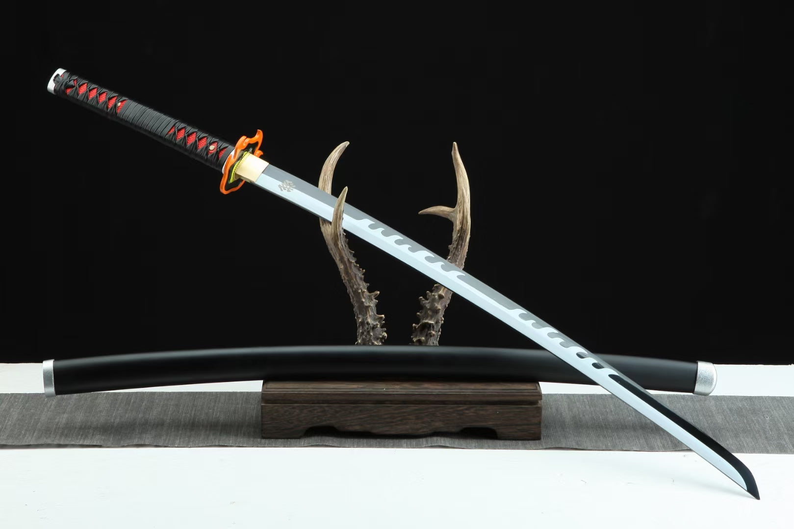 1045 Carbon Steel Japanese Katana Handmade demon slayer sword Tanjiro comic katana hansi sword