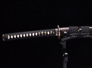T10 steel handmade samurai sword, Japanese samurai sword, collection samurai sword hansi sword