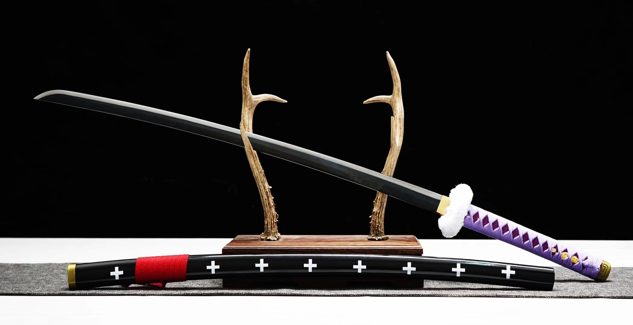 1045 steel Sword,Real Handmade Samurai Sword,Comic katana,Death Surgeon Trafalgar Law Sword hansi sword