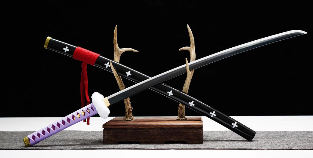 1045 steel Sword,Real Handmade Samurai Sword,Comic katana,Death Surgeon Trafalgar Law Sword hansi sword