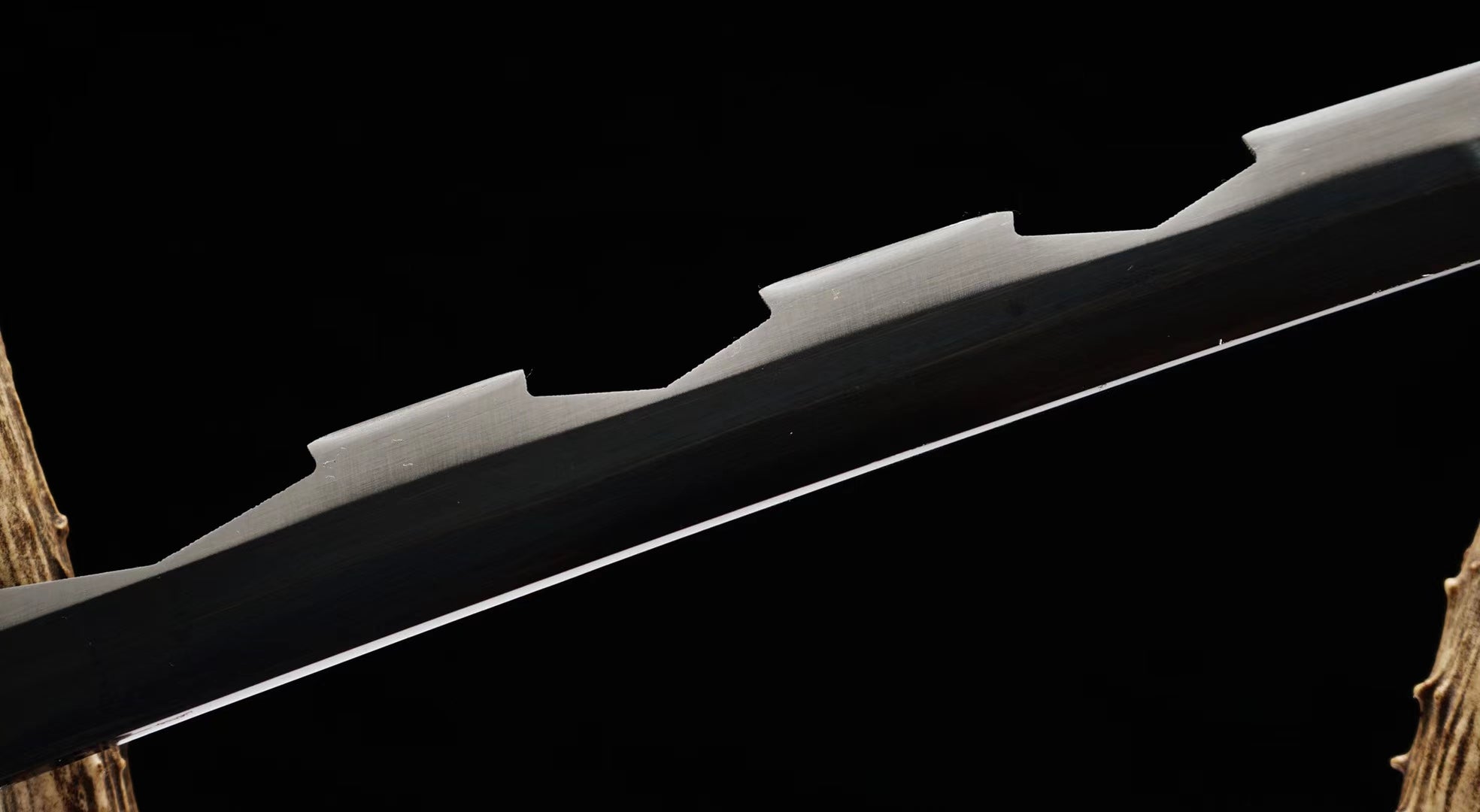 1045 Steel Katana Hashibira Inosuke Japanese Katana, Demon Slayer sword Katana comic katana hansi sword